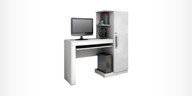 Mesa para Computador Office 1 GV Branca - Valdemóveis