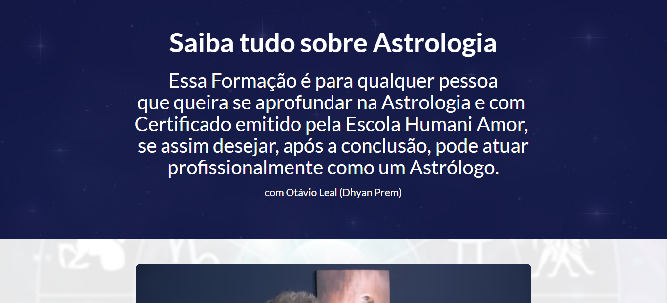 Curso saiba tudo sobre astrologia