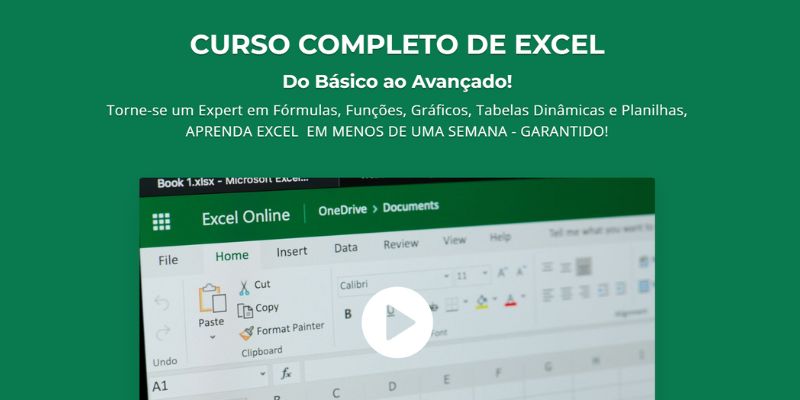 Curso Excel do Básico ao Avançado - Comunidade Excel