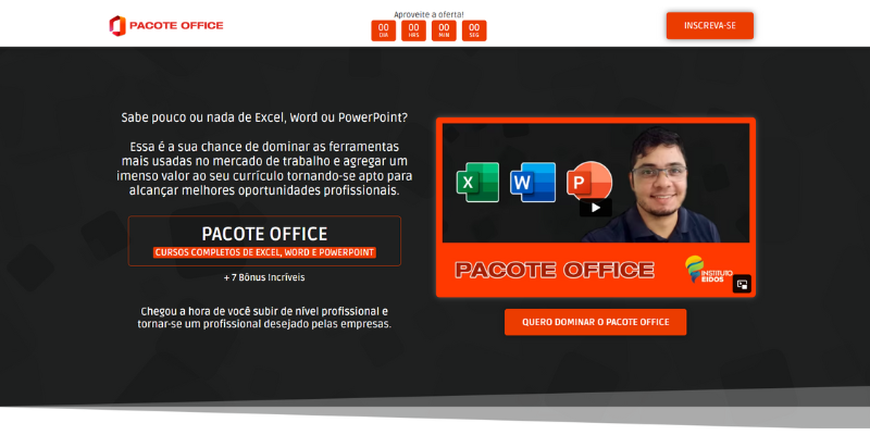 Curso pacote Office